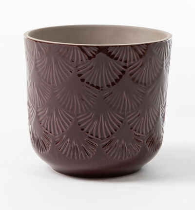 Ginko blomsterpotte mørk lilla 14 cm Ginko blomsterpotte mørk lilla 14 cm